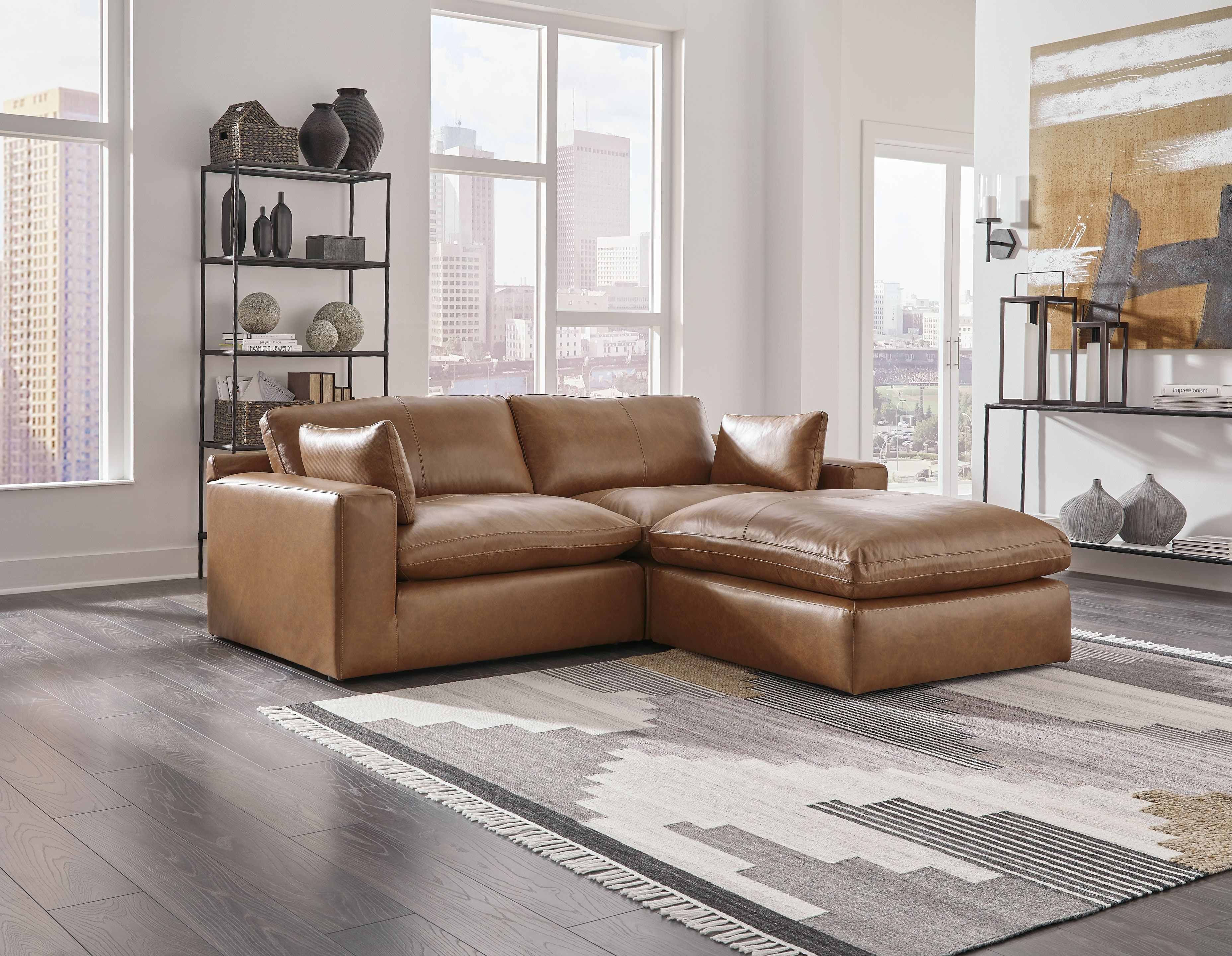 Ashley 3 deals piece reclining sectional